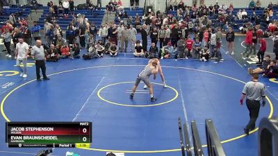 170 lbs 1st Place Match - Jacob Stephenson, Wilson vs Evan Braunscheidel, Hamburg