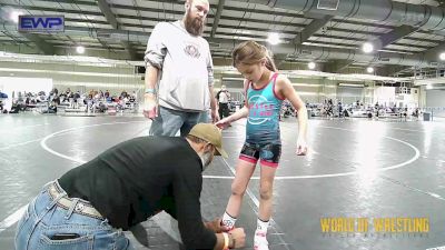 60 lbs Rr Rnd 3 - Teagan Ehrich, Gladiator Wrestling Academy vs Grace Ballard, Team Central Wrestling Club