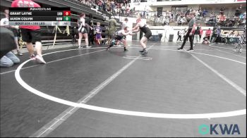 140 lbs Consolation - Grant Layne, Lions Wrestling Academy vs Jaxon Colvin, Midwest City Bombers Youth Wrestling Club