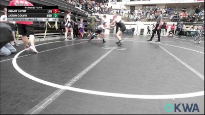 140 lbs Consolation - Grant Layne, Lions Wrestling Academy vs Jaxon Colvin, Midwest City Bombers Youth Wrestling Club