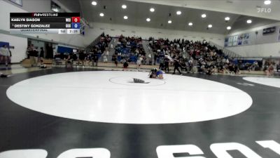 138 lbs Quarterfinal - Destiny Gonzalez, Colby Community College vs Kaelyn Siason, Westcliff University
