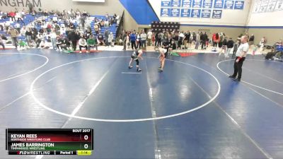 105 lbs 5th Place Match - James Barrington, Timpanogos Wrestling vs Keyan Rees, Northside Wrestling Club