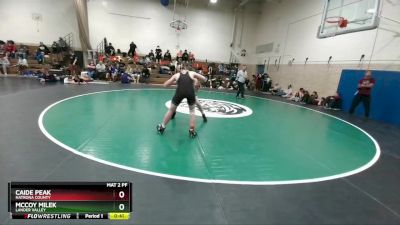 144A Cons. Round 2 - Caide Peak, Natrona County vs McCoy Milek, Lander Valley