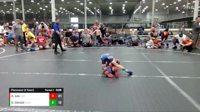 68 lbs Placement (4 Team) - Dennis Gendel, Scorpions vs Hunter Lee, Cordoba Trained