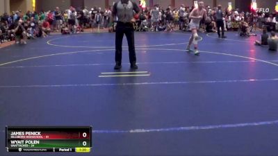 110 lbs Round 2 - James Penick, Hillsboro Highschool vs Wyait Polen, Unattached