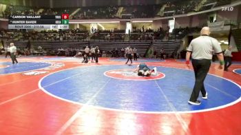 215-3A Cons. Round 3 - Hunter Baker, Heritage-Catoosa vs Carson Vaillant, Troup