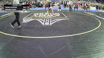 Girls-105 lbs 5th Place Match - Brianna Lynch, St Mary Catholic Central Hs (Monroe) Girls vs Gianna Hoskins, Yale Hs Girls