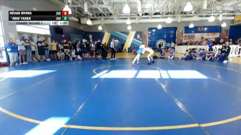 132 lbs Champ. Round 2 - Reid Yakes, Tampa Bay Tigers vs Nevan Irving, Central Florida Wrestling