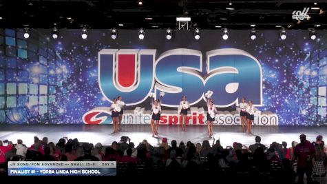Finalist #1 - Yorba Linda High School [2026 JV Song/Pom Advanced -- Small (5-9) Day 5] 2026 USA Spirit Nationals & Collegiate Championships