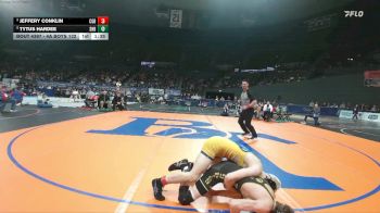 4A Boys 132 lbs 1st Place Match - Tytus Hardee, Sweet Home Boys vs Jeffery Conklin, Cottage Grove Boys