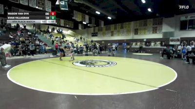 132 lbs 5th Place Match - Evan Villagran, Team SoCal WC vs Mason Van Dyk, Granite Wrestling Club