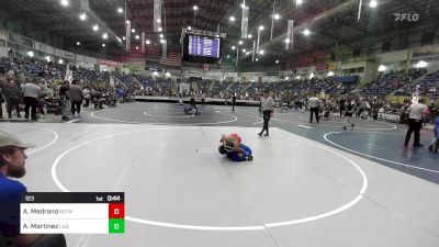 123 lbs Consi Of 8 #2 - Alondra Medrano, Bookcliff Middle School vs ...