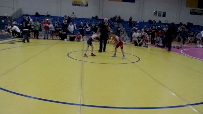 56-59 lbs Champ. Round 1 - Kole Thomsen, Fighting Squirrels Wrestling Club vs Walker Anderson, Fighting Squirrels Wrestling Club