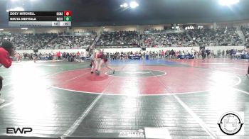 161 lbs Round Of 32 - Astri Cabrera, Warner Girls vs Tyla Watkins, Broken Arrow Girls Junior High