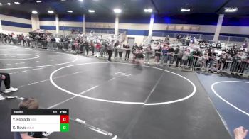 190 lbs Round Of 32 - Yader Estrada, Norwalk HS vs Satoshi Davis, Gold Rush Wr Ac