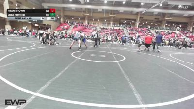 190 lbs Semifinal - Luke Turner, Bluestem vs Ryan Brown, Salina