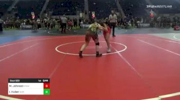 130 lbs Consi Of 4 - Mia Johnson, Stampede WC vs Isabella Huber, Dominate WC