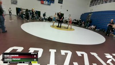 120 lbs Quarterfinal - River Osborne, Unattached vs Darron Provost, Unattached