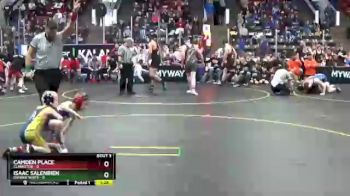 49 lbs Round 2 (4 Team) - Camden Place, Clarkston vs Isaac Salenbien, Dundee White