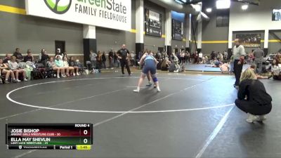 170 lbs Round 4 (16 Team) - Ella May Shevlin, Lady Luck Wrestling vs Josie Bishop, Ankeny Girls Wrestling Club