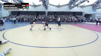 82-J lbs Consi Of 32 #2 - Emmett Egloff, RedNose Wrestling School vs David Hildebrandt, Rhino Wrestling