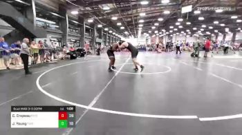 220 lbs Rr Rnd 3 - Connor Crepeau, Revival vs Jayden Young, Terps Xtreme HS