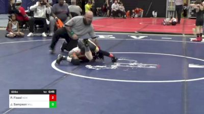 60 lbs Round Of 16 - Porter Fissel, New Oxford, PA vs Jordan Sampson, Williamstown, NJ