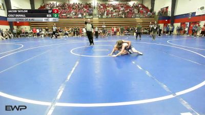 106 lbs Consi Of 8 #2 - Jacob Taylor, Sapulpa vs Colt Duvall, Mcalester HS