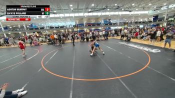 95 lbs Cons. Round 2 - Ashton Murphy, Unattached vs Za`kye Pollard, Unattached