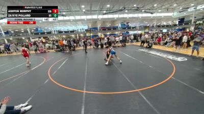 95 lbs Cons. Round 2 - Ashton Murphy, Unattached vs Za`kye Pollard, Unattached