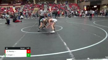 90 lbs Quarterfinal - Calan Manley, TEAM GRINDHOUSE vs Rowdy Angst, Victory Wrestling