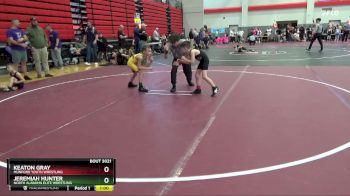 55 lbs Cons. Round 1 - Keaton Gray, Munford Youth Wrestling vs Jeremiah Hunter, North Alabama Elite Wrestling