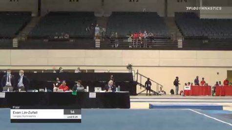 Evan Lin-Zufall - Floor, Langley Gymnastics - 2021 USA Gymnastics Development Program National Championships