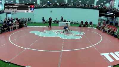 140 lbs Bellasue Bragg, California Blue vs Kira Wicklund, Washington