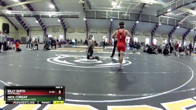 125 lbs Cons. Round 4 - Billy Smith, Unattached vs Nick Corday, Unattached-Michigan State