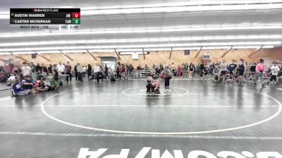 105 lbs Semifinal - Austin Warren, Jim Thorpe vs Carter McKernan, Elmira