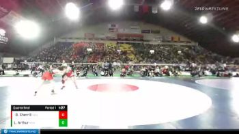 4A 182 lbs Quarterfinal - Blake Sherrill, Sandpoint vs Luke Arthur, Minico