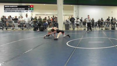 95 lbs Round Of 16 - Reese Babcock, IL vs Landon Lipscomb-Wilson, OH