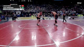 285 lbs Champ. Round 2 - Alex Arredondo, Fruitland vs Lucas Swain, Newport