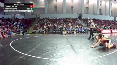 126 lbs Champ. Round 1 - Brady Butler, Riverheads Middle School vs Griffin Keipe, Great Neck Wrestling Club