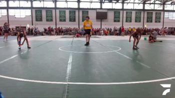 83-88 lbs Cons. Round 3 - Everett Garretson, Yorkville Wrestling Club vs Diego Rea, Toss Em Up Wrestling Academy