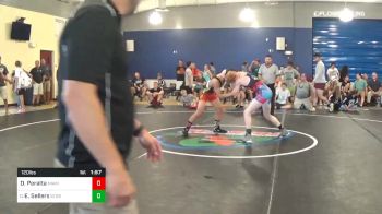 120 lbs Quarterfinal - Diego Peralta, Miami Elite vs Ethan Sellers, Storm