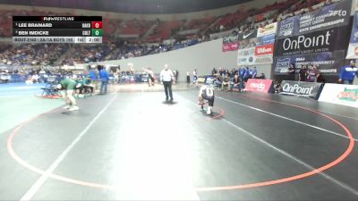 2A/1A Boys 190 Semifinal - Lee Brainard, Oakridge Boys vs Ben Imdicke, Colton Boys