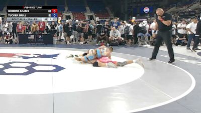 126 lbs Cons. Sub-rd Of 64 - Gunner Adams, Ohio vs Tucker Brill, Nebraska