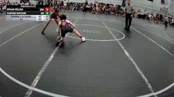 84 lbs Round 1 (4 Team) - Dylan Zellea, EsteBuilt WC vs Carter Watson, Broad Axe White