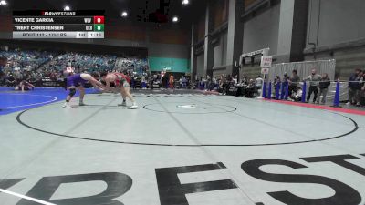 175 lbs Round Of 16 - Vicente Garcia, WLV JR WRESTLING vs Trent Christensen, Ukiah