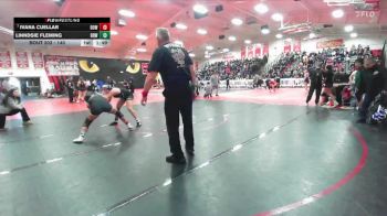 140 lbs Champ. Round 1 - Ivana Cuellar, Downey vs Linndsie Fleming, Brawley