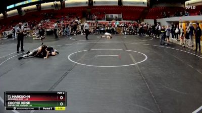 84 lbs Round 2 (8 Team) - TJ Markijohn, Neighborhood vs Cooper Krise, Empyre WC Maroon