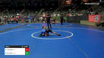 90 lbs Consolation - Garrett Lassiter, New Mexico Supreme vs Bryar Dryden, Chandler Takedown Club