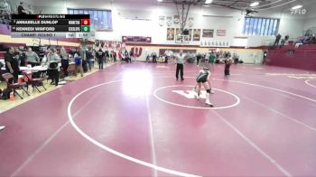 110 lbs Champ. Round 1 - Kennedi Winford, EXCELSIOR SPRINGS vs Annabelle Dunlop, WINNETONKA